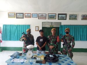 Kadispenad: Kembali Ukir Prestasi Satgas Pamtas RI-MLY gagalkan Penyelundupan 1 Kg Sabu